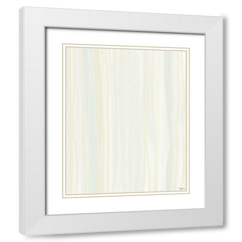 Alabaster Texture 2 White Modern Wood Framed Art Print with Double Matting by Louise, Gigi