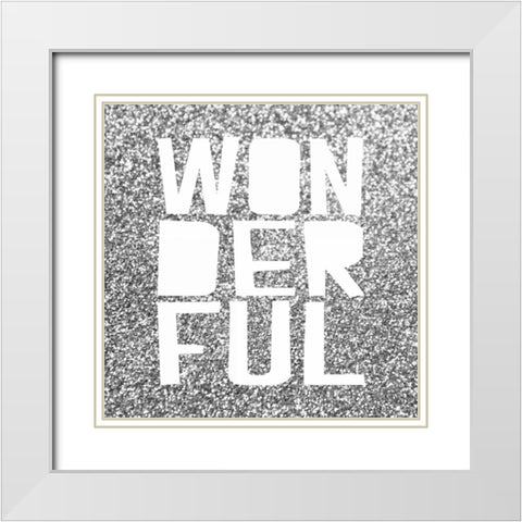 Wonderful White Modern Wood Framed Art Print with Double Matting by Louise, Gigi