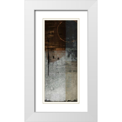 Quarters White Modern Wood Framed Art Print with Double Matting by Emery, Kristin