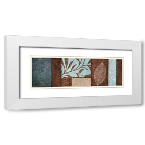 Emotion 1 White Modern Wood Framed Art Print with Double Matting by Emery, Kristin