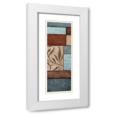 Emotion 2 White Modern Wood Framed Art Print with Double Matting by Emery, Kristin