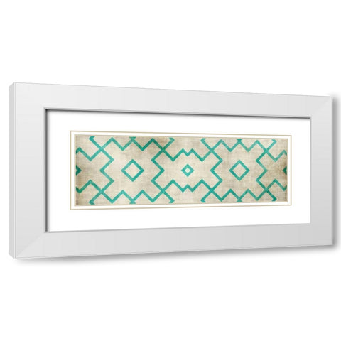 Pattern White Modern Wood Framed Art Print with Double Matting by Emery, Kristin