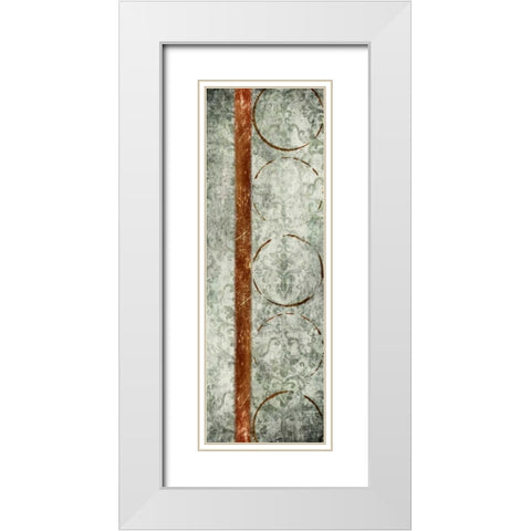 Autumn Spice White Modern Wood Framed Art Print with Double Matting by Emery, Kristin