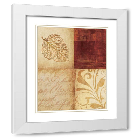 Brown DÃ©cor By 4 White Modern Wood Framed Art Print with Double Matting by Emery, Kristin