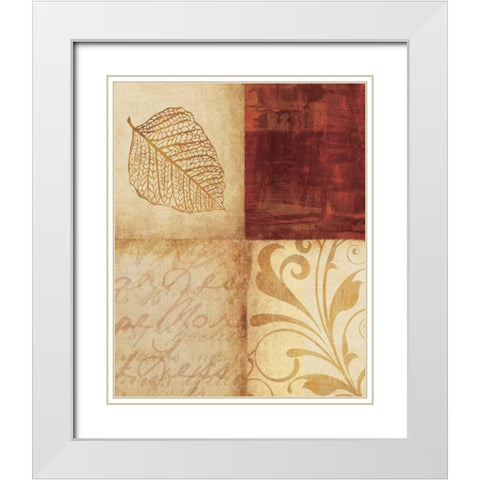 Brown DÃ©cor By 4 White Modern Wood Framed Art Print with Double Matting by Emery, Kristin