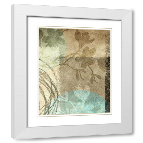 Paradise Moon VII White Modern Wood Framed Art Print with Double Matting by Emery, Kristin