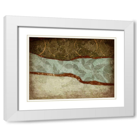 Autumn Spice IV White Modern Wood Framed Art Print with Double Matting by Emery, Kristin