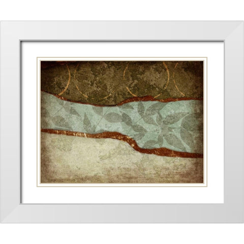 Autumn Spice IV White Modern Wood Framed Art Print with Double Matting by Emery, Kristin