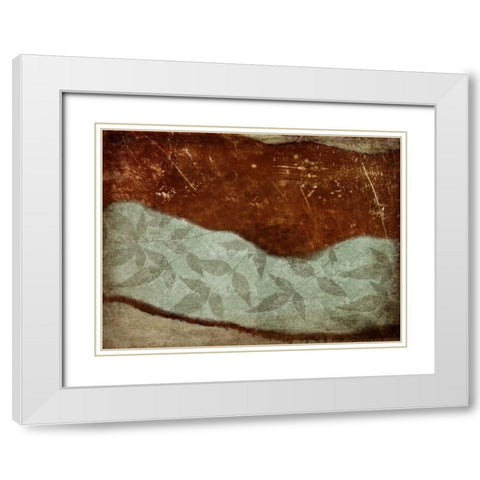 Autumn Spice V White Modern Wood Framed Art Print with Double Matting by Emery, Kristin