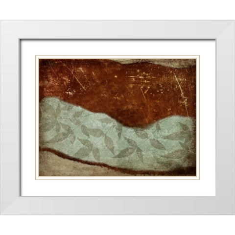 Autumn Spice V White Modern Wood Framed Art Print with Double Matting by Emery, Kristin