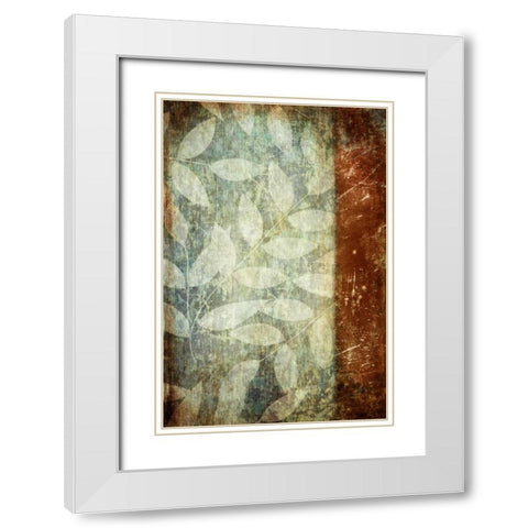 Autumn Spice VI White Modern Wood Framed Art Print with Double Matting by Emery, Kristin