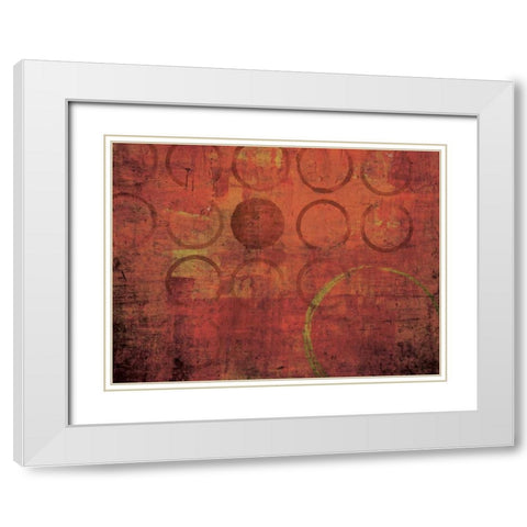 Tiny Bubbles 1 White Modern Wood Framed Art Print with Double Matting by Emery, Kristin