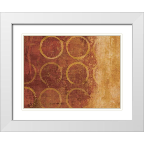 Tiny Bubbles 2 White Modern Wood Framed Art Print with Double Matting by Emery, Kristin