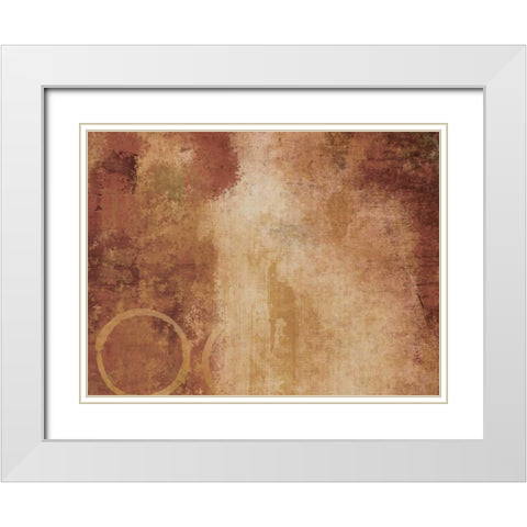 Organic White Modern Wood Framed Art Print with Double Matting by Emery, Kristin