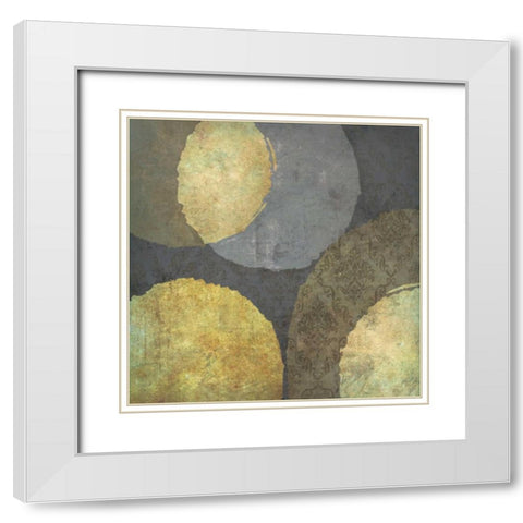Sarina II White Modern Wood Framed Art Print with Double Matting by Emery, Kristin
