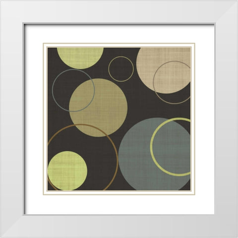 Lime Ricky II White Modern Wood Framed Art Print with Double Matting by Emery, Kristin