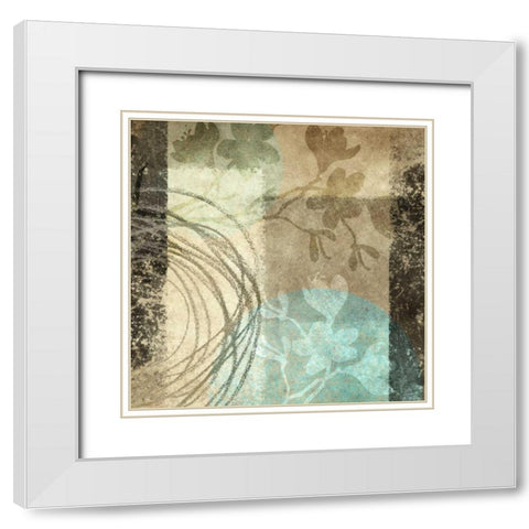 Natures Elixir II White Modern Wood Framed Art Print with Double Matting by Emery, Kristin