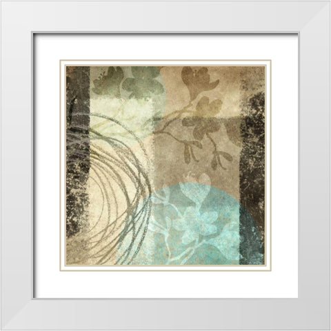 Natures Elixir II White Modern Wood Framed Art Print with Double Matting by Emery, Kristin