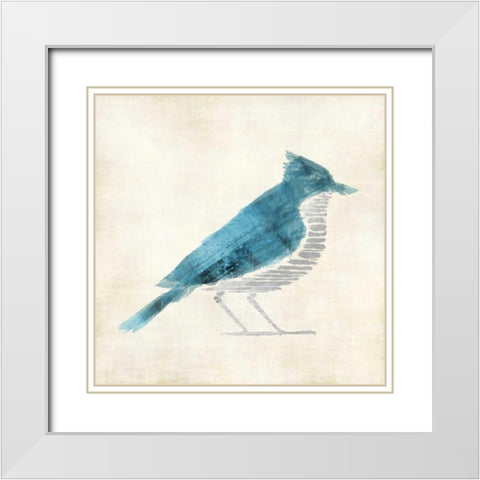 Birds of a Feather White Modern Wood Framed Art Print with Double Matting by Emery, Kristin