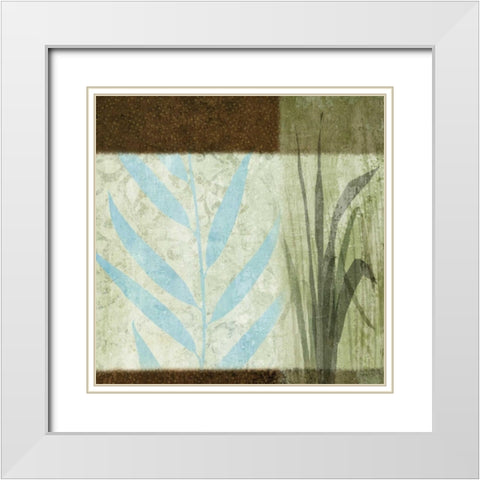 In the Weeds I White Modern Wood Framed Art Print with Double Matting by Emery, Kristin