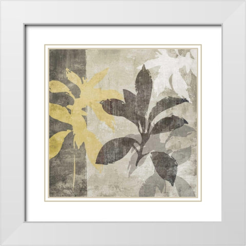 Misty IA White Modern Wood Framed Art Print with Double Matting by Emery, Kristin