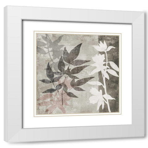 Misty IIA White Modern Wood Framed Art Print with Double Matting by Emery, Kristin