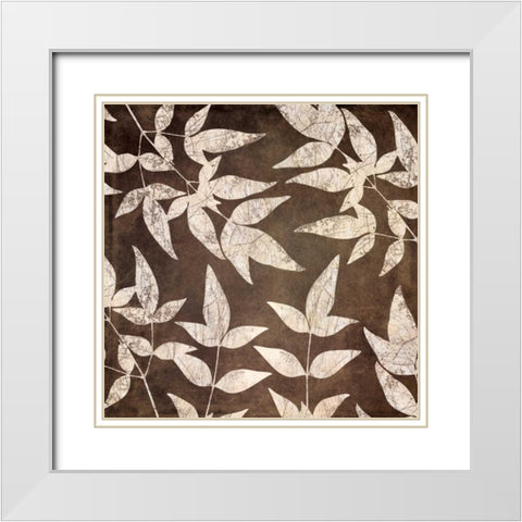 Brownies I White Modern Wood Framed Art Print with Double Matting by Emery, Kristin