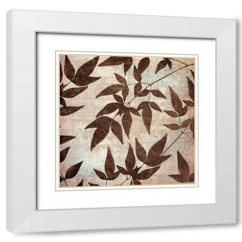 Brownies II White Modern Wood Framed Art Print with Double Matting by Emery, Kristin