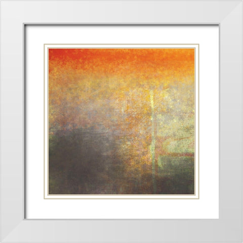 Sunset 1 White Modern Wood Framed Art Print with Double Matting by Emery, Kristin