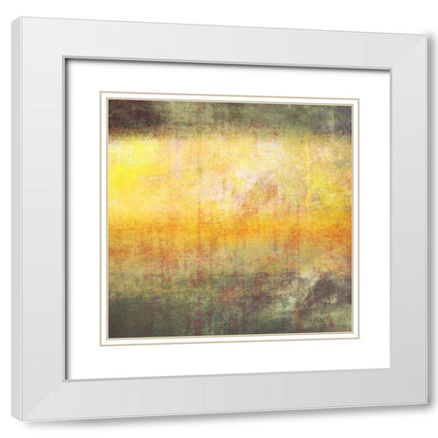 Sunset 2 White Modern Wood Framed Art Print with Double Matting by Emery, Kristin