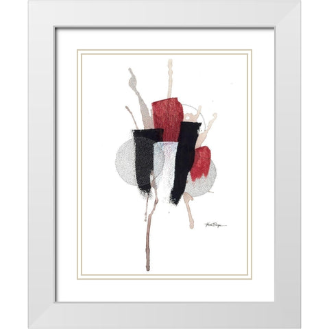 Delicious Smash 1 White Modern Wood Framed Art Print with Double Matting by Rupe, Kim