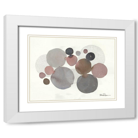 Eclipse White Modern Wood Framed Art Print with Double Matting by Rupe, Kim