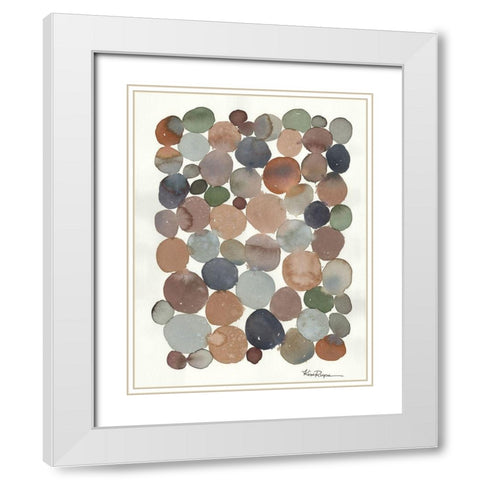 Cobblestone White Modern Wood Framed Art Print with Double Matting by Rupe, Kim