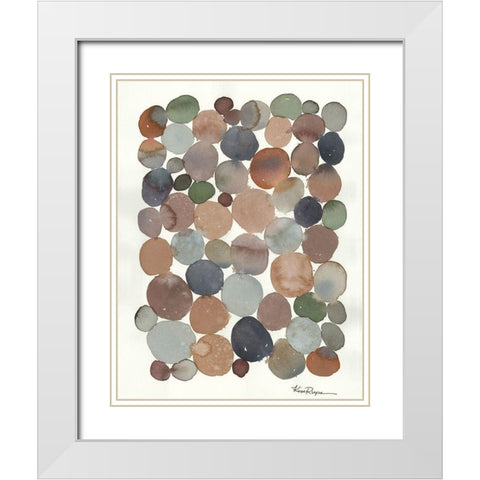 Cobblestone White Modern Wood Framed Art Print with Double Matting by Rupe, Kim