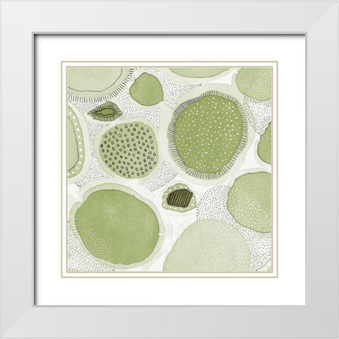 Nature Evolved 1 White Modern Wood Framed Art Print with Double Matting by Rupe, Kim