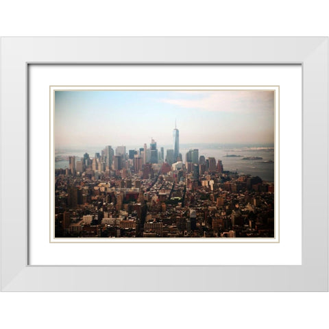 Concret Jungle 1 White Modern Wood Framed Art Print with Double Matting by Colberg, Lisa