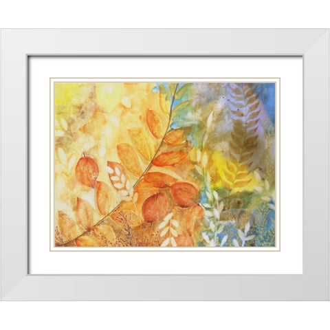 Mineral Wood White Modern Wood Framed Art Print with Double Matting by Rossi, Lorraine