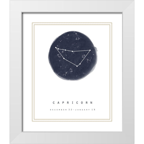 Cap White Modern Wood Framed Art Print with Double Matting by Straatsma, Leah
