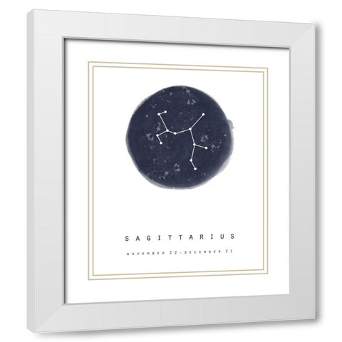 Sag White Modern Wood Framed Art Print with Double Matting by Straatsma, Leah