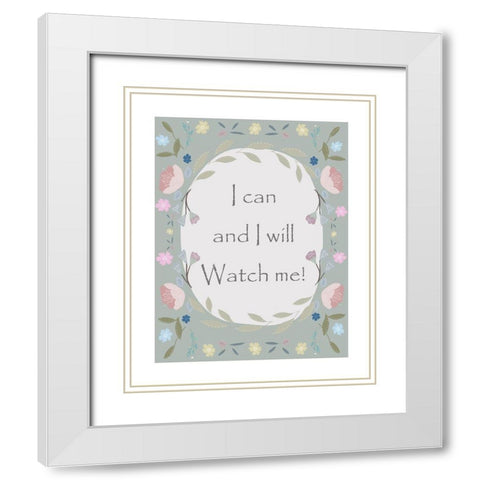 Watch Border White Modern Wood Framed Art Print with Double Matting by Straatsma, Leah