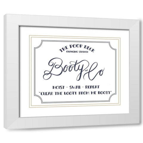 The Poop Deck White Modern Wood Framed Art Print with Double Matting by Straatsma, Leah