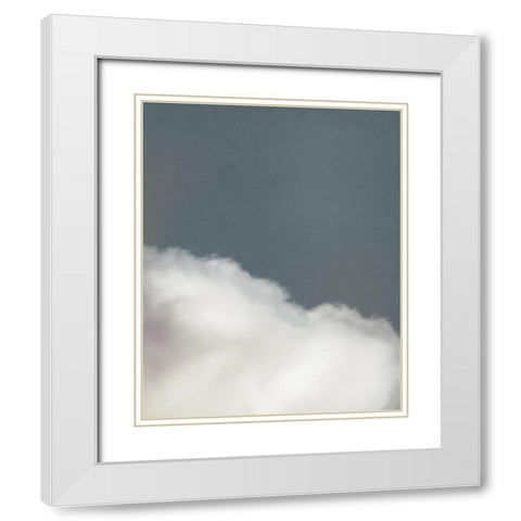 Head in the Clouds White Modern Wood Framed Art Print with Double Matting by Straatsma, Leah