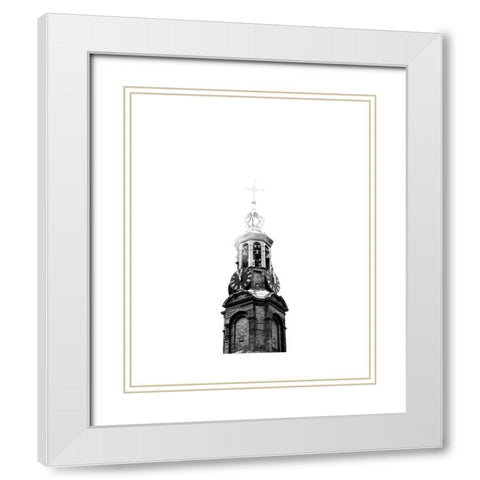 Amsterdam 1 White Modern Wood Framed Art Print with Double Matting by Straatsma, Leah