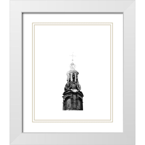 Amsterdam 1 White Modern Wood Framed Art Print with Double Matting by Straatsma, Leah