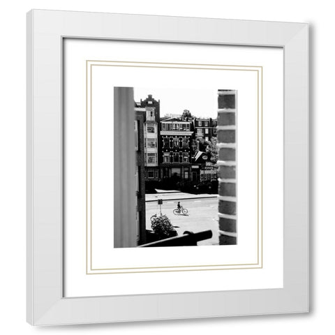 Amsterdam 2 White Modern Wood Framed Art Print with Double Matting by Straatsma, Leah