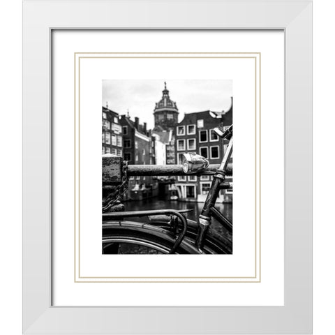 Amsterdam 4 White Modern Wood Framed Art Print with Double Matting by Straatsma, Leah