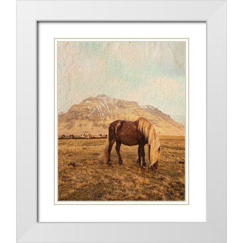 Home on the Range White Modern Wood Framed Art Print with Double Matting by Straatsma, Leah