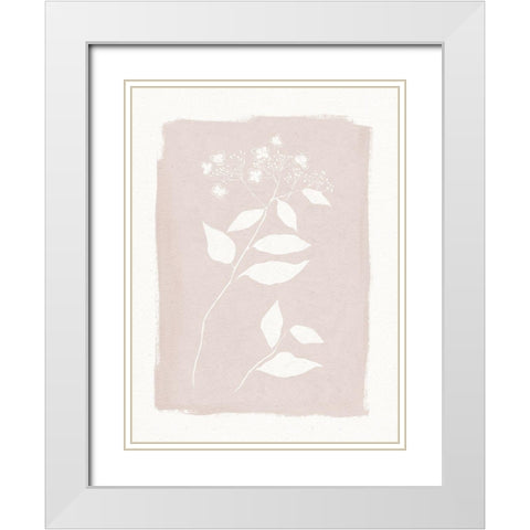 Blushed White Modern Wood Framed Art Print with Double Matting by Straatsma, Leah