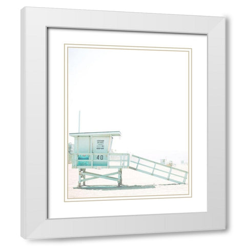 Hut White Modern Wood Framed Art Print with Double Matting by Straatsma, Leah