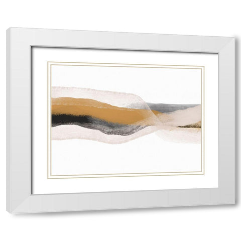 Where We Meet White Modern Wood Framed Art Print with Double Matting by Straatsma, Leah
